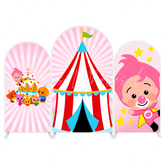 Pink circus arch Birthday Party Arch Backdrop Wall Cloth Cover